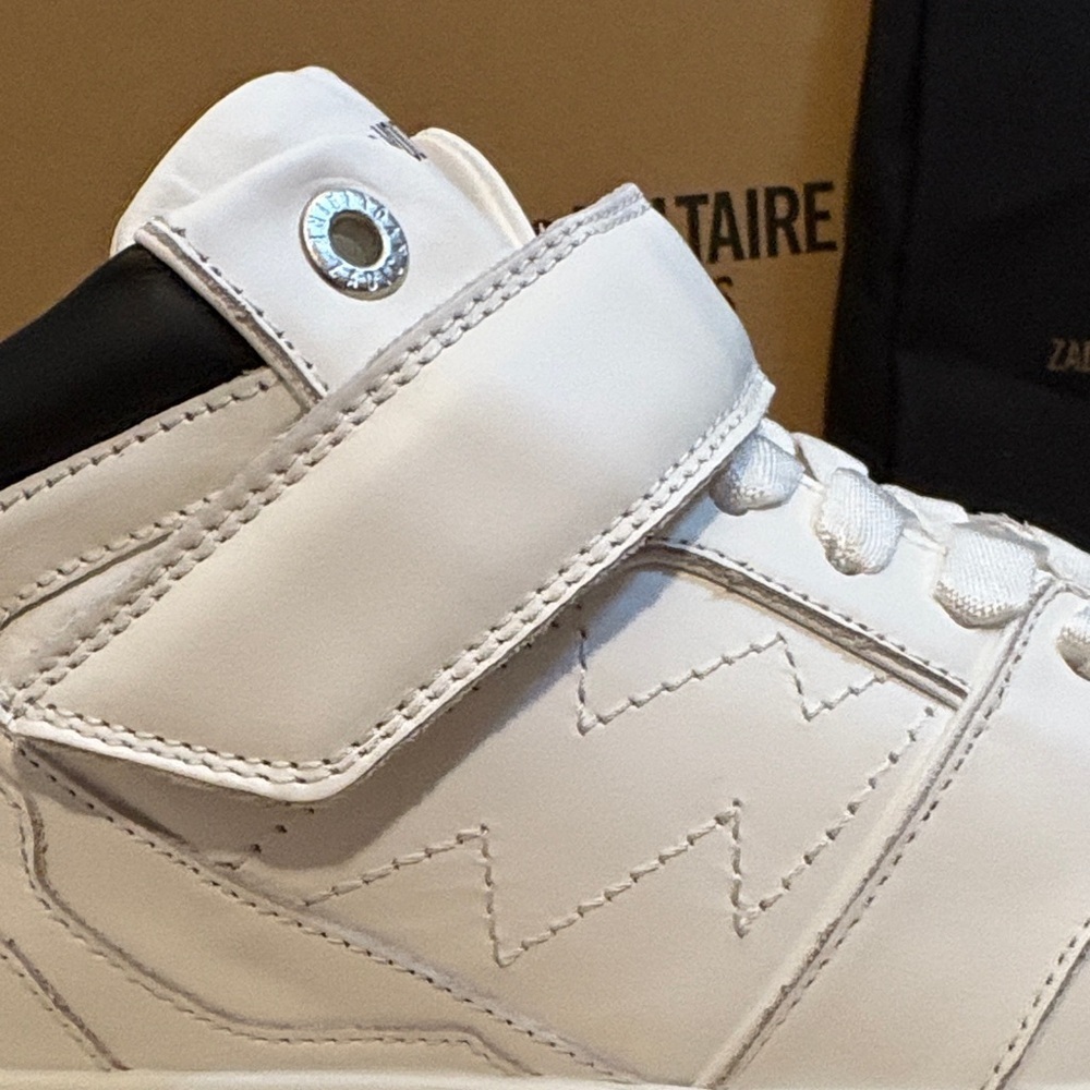 Zadig & Voltaire Women’s White and Black Sneakers - Picture 6 of 10